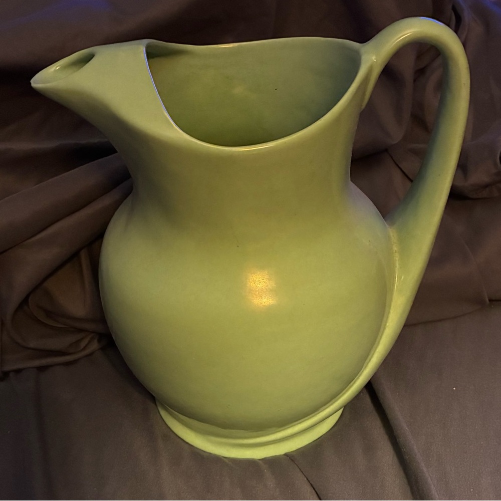 Vintage Ceramic Blue/Green Pitcher